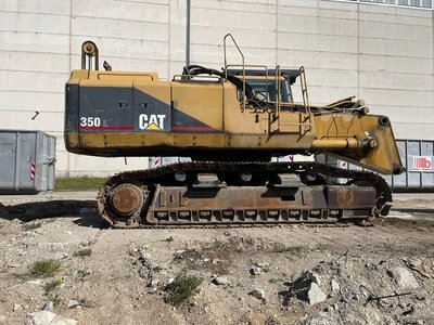 Caterpillar 350L demolition excavator 28m boom