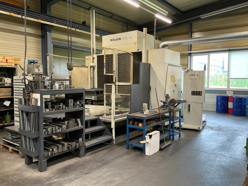 1990 HELLER BEA 3.1 Horizontales 4-Achs-CNC-Bearbeitungszentrum