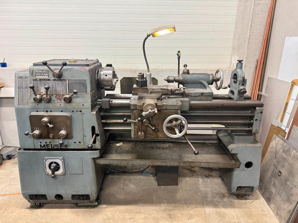 Meuser M00 L Drehmaschine Mool Drehbank mit Lünette