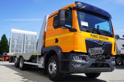 Autokran MAN TGM 26.320 6×2-4/NEW platform tow truck neu
