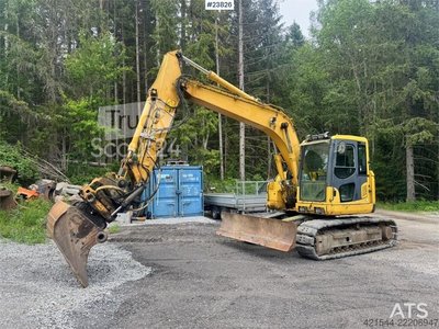 Raupenbagger Komatsu PC138US Excavator w/ Rototilt and 3 buckets   Well gebraucht