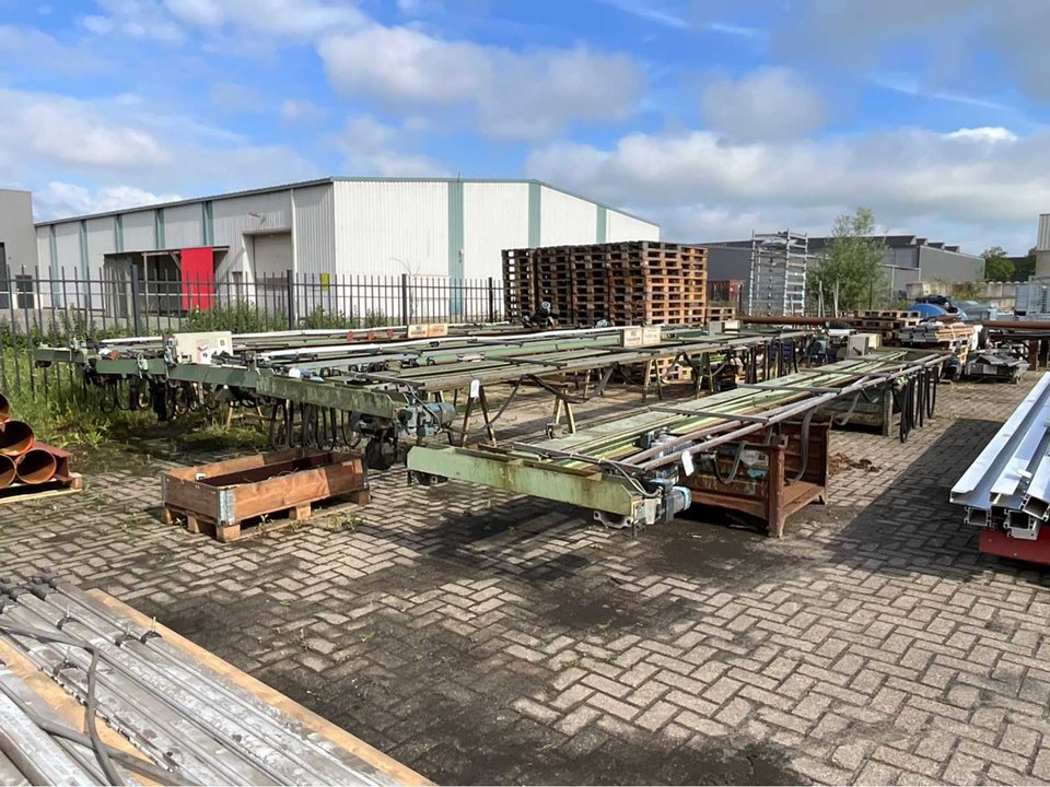 Combination lot 269 to 275 Single girder overhead hall crane + voltage rail + crane track (5x)
