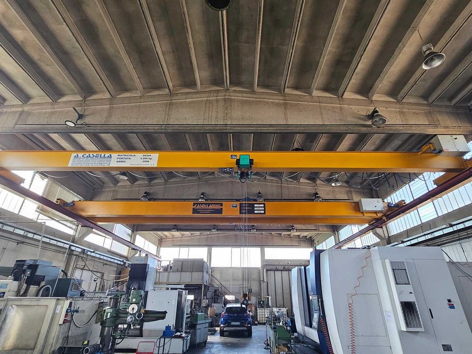 CASELLA - 5T - 3,2T - Overhead crane (2x)
