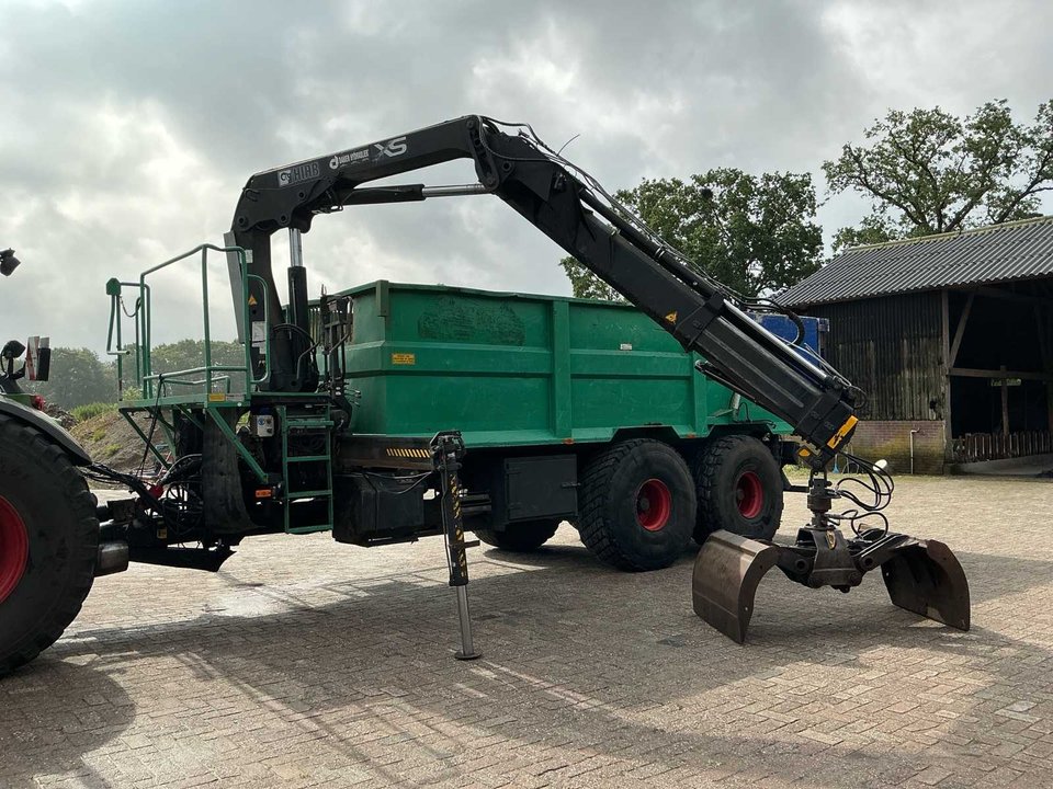 2003 Veenhuis JVK 16000 Tipper with Truck-mounted crane