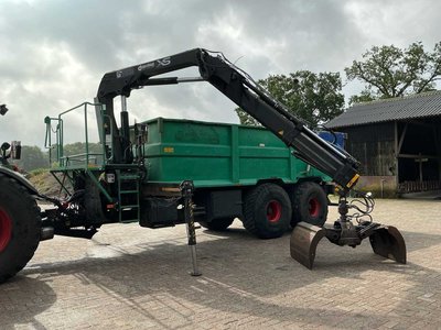 2003 Veenhuis JVK 16000 Tipper with Truck-mounted crane