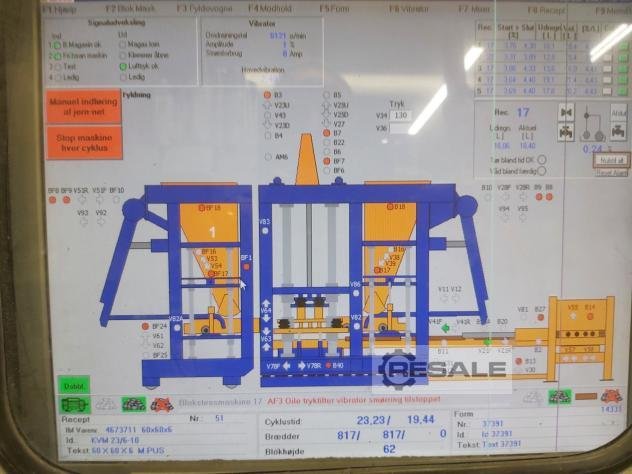 Complete block-making machines KVM 105x125