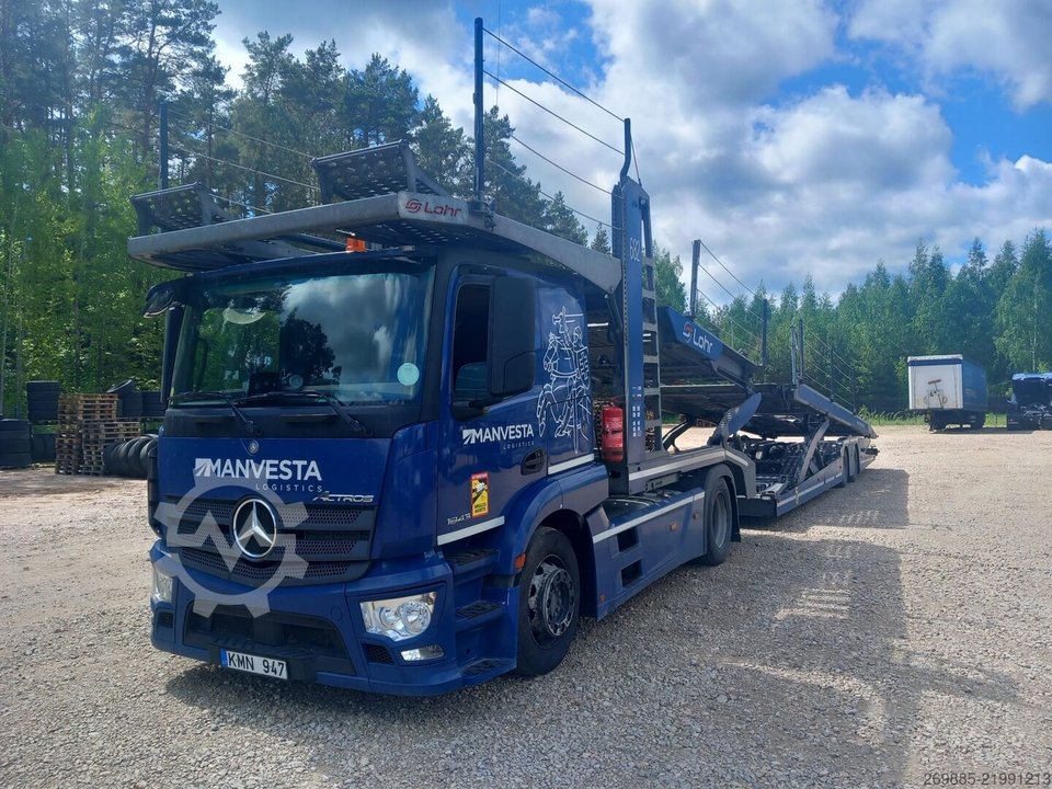 Mercedes-Benz ACTROS 1843 Car carrier + Lohr WXS