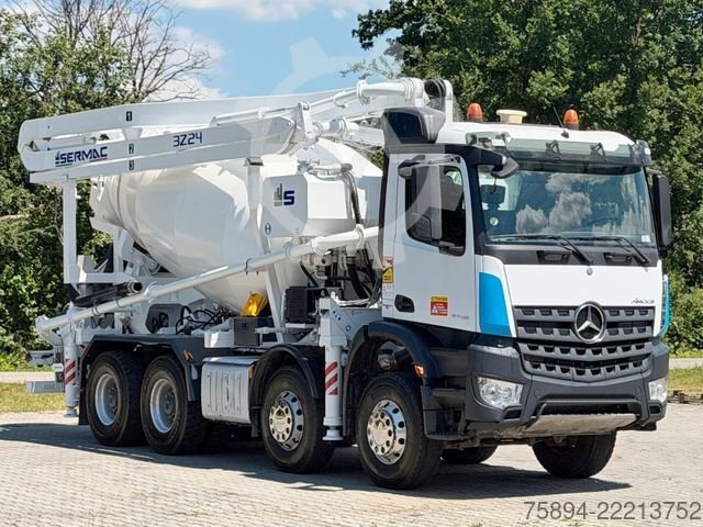 MERCEDES-BENZ AROCS 3743 * Betonpumpe + FUNK * 8x4 * TOP
