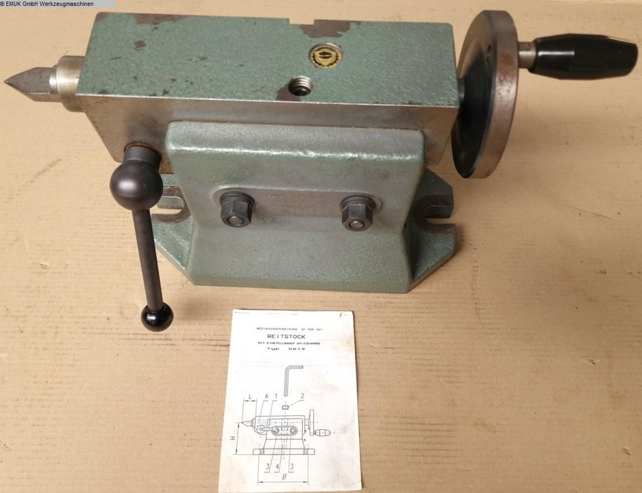 Boring Spindle Units BISON Reitstock Typ 5819