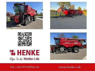 Case IH AF Axial Flow 7240 auf Kettenlaufwerk inkl. Schneidwerk 9,15m und Schneidwerkswagen