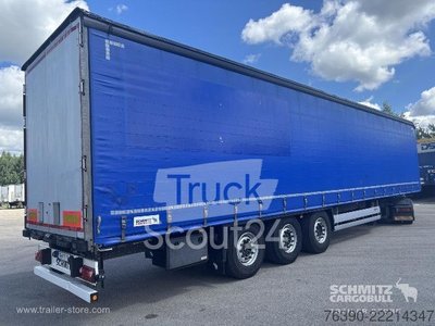 Auflieger mit Pritsche & Plane Schmitz Cargobull Semitrailer Curtainsider Standard gebraucht
