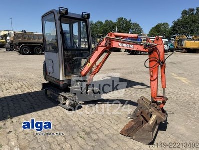 Minibagger KUBOTA KX 41-2c, S.W.S., Löffelpaket, Schild gebraucht