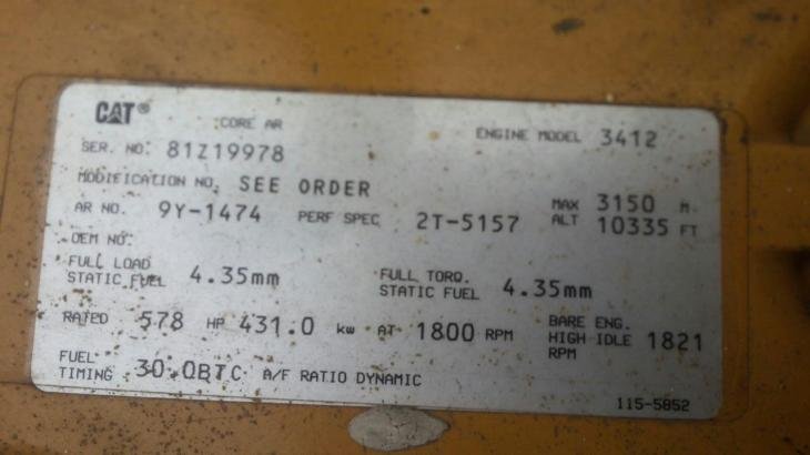 Diesel generators CATERPILLER 3412