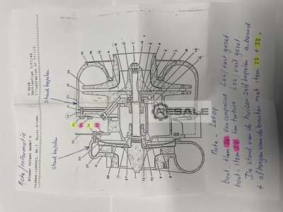 Diesel engines PAXMAN 12RPHCZ  MK7 Turbolader Holset Model 6