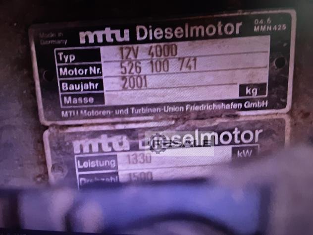 Diesel engines MTU 12 V 4000
