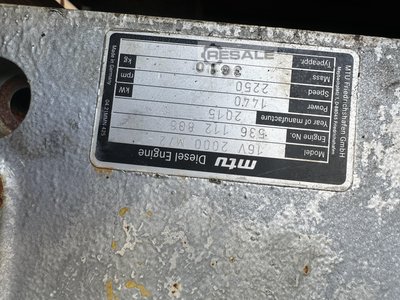 Diesel engines MTU 16V2000M72