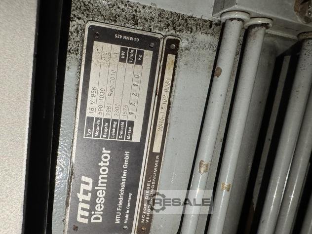 Diesel engines MTU 16V956 TB91