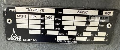 Diesel engines DEUTZ TBD620V12