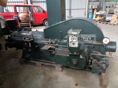 Heavy oil engine HERFORD 1 cylinder, lying ,DNS