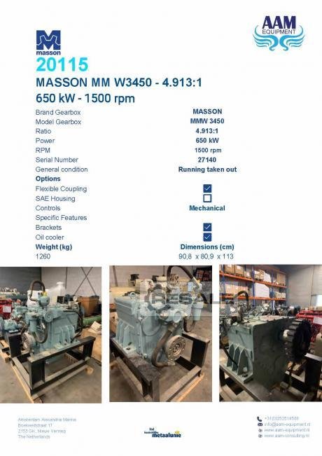 Engines MASSON MWM 3450