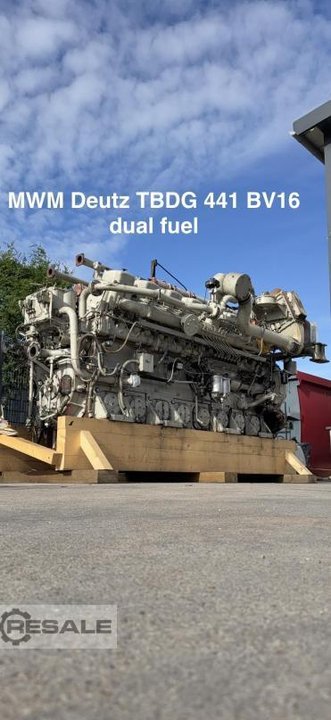 Gas engines MWM DEUTZ TBDG 441 BV16