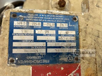 Gear motors ZF   GEARBOXES 4600        NR