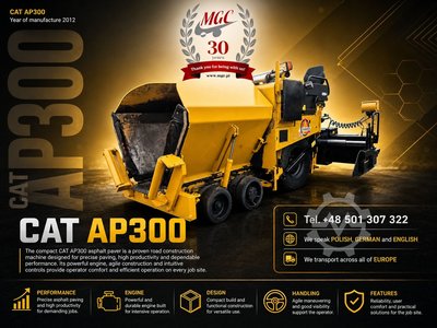 Caterpillar AP300 / 2 MACHINES