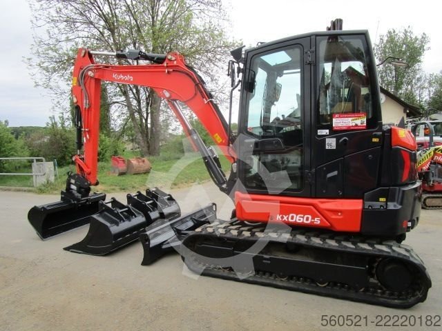 Kubota KX 060-5 - 5,6 Ton.- Powertilt + hydraul. Schnellw