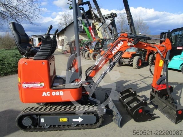 Atlas AC08B - mechan. Schnellwechsler LEHNHOF + 3 Löffel