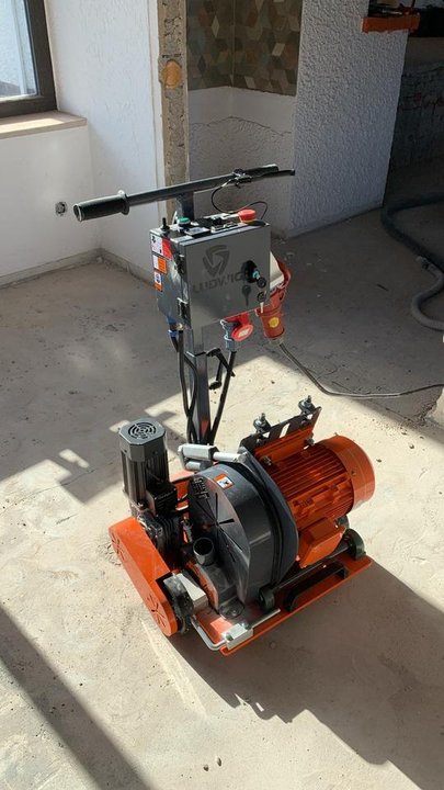 Bodenheizungs Fräsmaschine - Estrich Schlitzgeröt