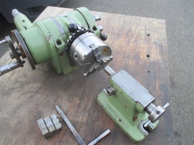 HAHN + KOLB Teilapparat Teilkopf SH 100 mm - Fräsmaschine Deckel