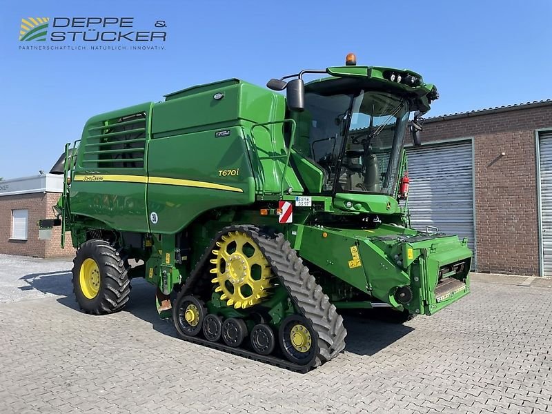 John Deere T670 Raupe mit 730FD