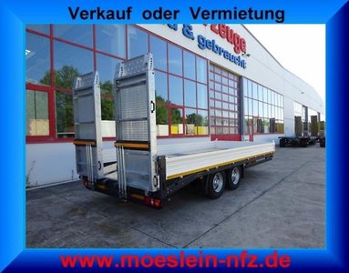 Möslein TTT 11-6,2 BR Weiß Tandemtieflader mit breiten Ra