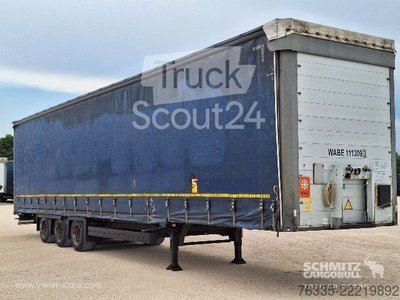 Auflieger mit Pritsche & Plane Schmitz Cargobull Curtainsider Mega gebraucht