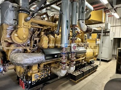 Block combined heat and power stations CAT CHP 2xG3516C Gas Generator