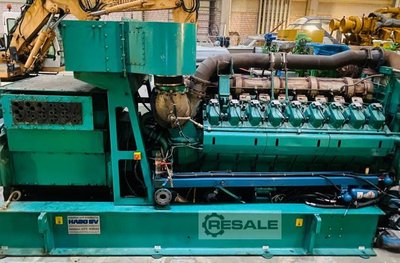 Block combined heat and power stations CUMMINS Gas BHKW 2000 KW