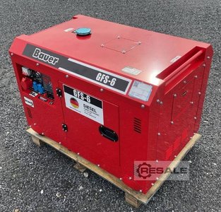 Diesel generators BAUER GFS-6ATS, 6kW, 230/400V
