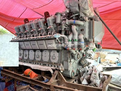 Diesel generators NIIGATA 4MW/50 Hz,Diesel, HFO 12V28 A
