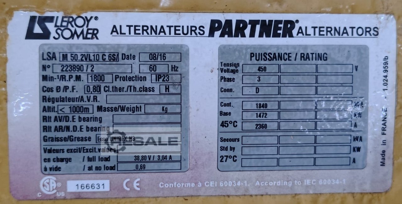 Diesel generators CATERPILLAR 3512B