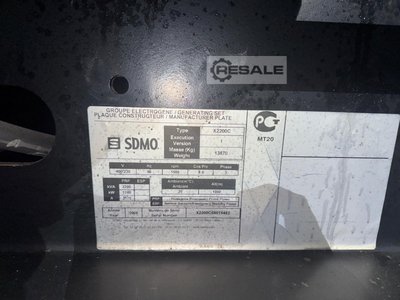 Diesel generators SDMO X2200 C MTU 16V4000