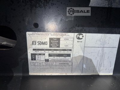 Diesel generators SDMO X2200 C MTU 16V4000