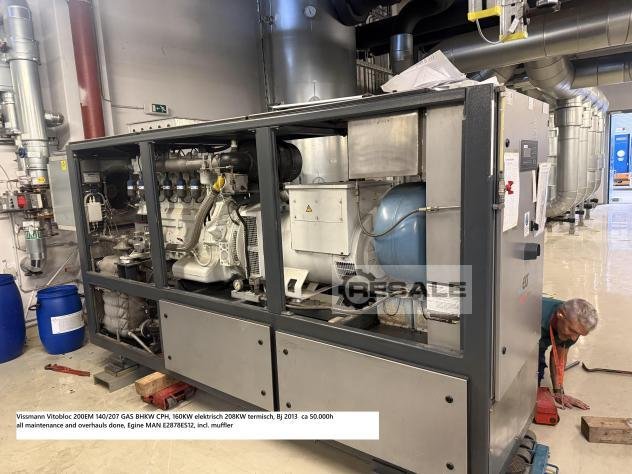 Gas generators VISSMANN Vitobloc 200 EM -140/207
