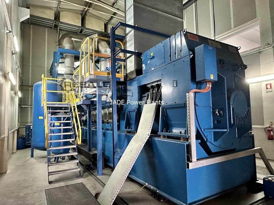 Gas generators WARTSILA W12V34SG CHP with BOP
