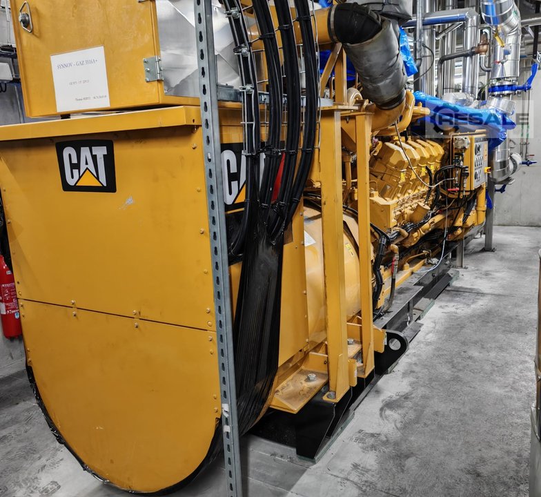 Gas generators CATERPILLAR G3516 syngas gasification plant