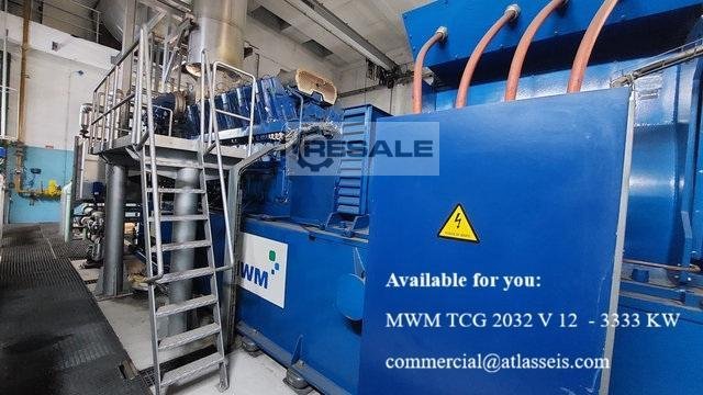 Gas generators MWM TBG 632 V16
