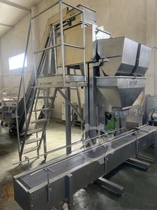  Waage Dosierer Karton Beutel Edelstahl (Inox)