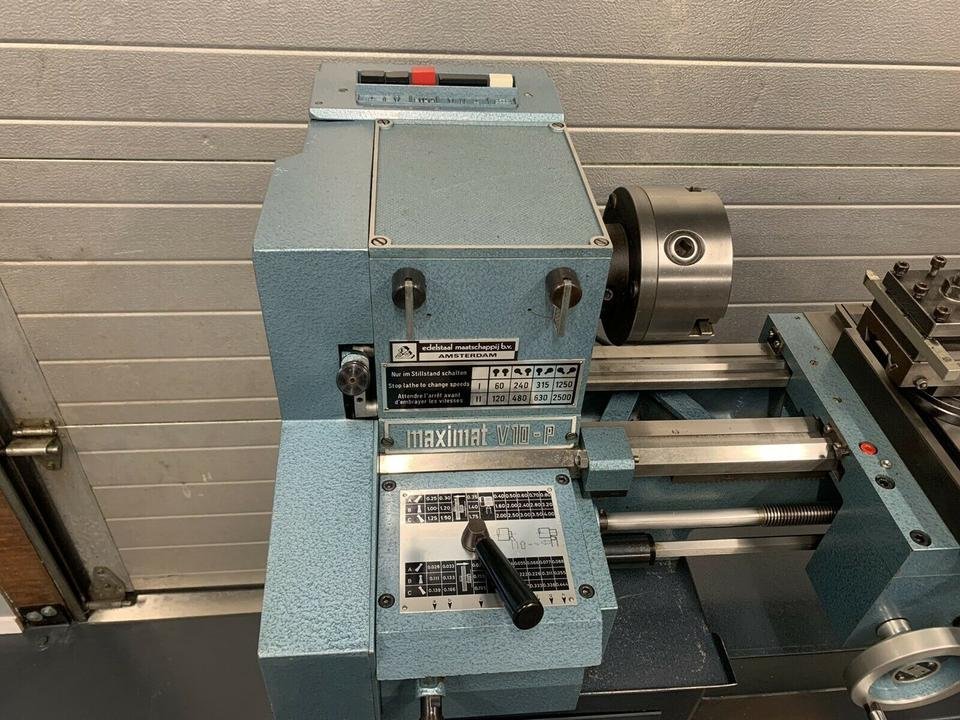Drehmaschine Drehbank Emco Maximat V10 P Langs Plan Vorschub