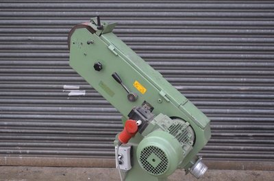Flott BSM 75 Bandschleifmaschine mit Frequenzumrichter 400 V 3 KW