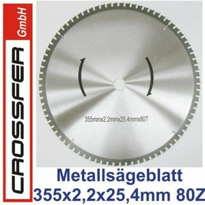 Metall Kreissäge Wippsäge Universal Sägeblatt 355mm x 30mm 359