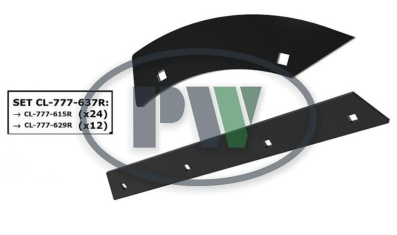 PW Verschleißblech CL-777-637R (777637.0) – passend für Claas Lexion 570, 730–750, 760